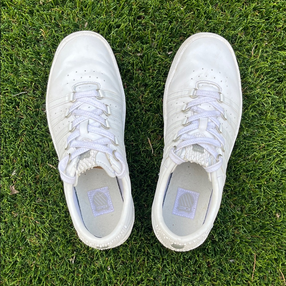 K-Swiss Pro Sneakers Pickle Ball Tennis White on White, Size Women’s 9